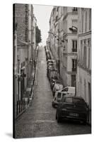 France, Paris. City Street Scene-Bill Young-Stretched Canvas