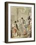 France, Paris, Coffee at Royal Palace, 1814-Georg Marco-Framed Giclee Print