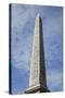 France, Paris, Concorde Square, Egyptian Obelisk-Samuel Magal-Stretched Canvas