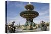 France, Paris, Concorde Square, Fountain of River Commerce and Navigation-Samuel Magal-Stretched Canvas
