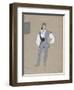 France, Paris, Costume Sketch for Belmonte for Performance the Abduction from the Seraglio-null-Framed Giclee Print