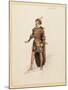 France, Paris, Costume Sketch for Guillame for Performance William Tell, at Paris Opera Garnier-null-Mounted Giclee Print