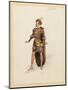 France, Paris, Costume Sketch for Guillame for Performance William Tell, at Paris Opera Garnier-null-Mounted Giclee Print