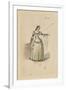 France, Paris, Costume Sketch for Leonora in the Troubadour-Giuseppe Zauli-Framed Giclee Print