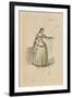 France, Paris, Costume Sketch for Leonora in the Troubadour-Giuseppe Zauli-Framed Giclee Print