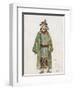 France, Paris, Costume Sketch for Pong in Oper Turandot-Giacomo Puccini-Framed Giclee Print