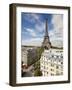 France, Paris, Eiffel Tower, View over Rooftops-Gavin Hellier-Framed Photographic Print