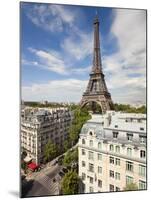 France, Paris, Eiffel Tower, View over Rooftops-Gavin Hellier-Mounted Photographic Print