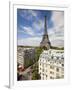 France, Paris, Eiffel Tower, View over Rooftops-Gavin Hellier-Framed Photographic Print