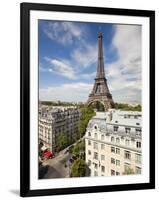 France, Paris, Eiffel Tower, View over Rooftops-Gavin Hellier-Framed Photographic Print