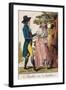 France, Paris, English Middle Class Couple-null-Framed Giclee Print