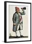 France, Paris, French Revolution, Long Live the Nation! Caricature of King Louis XVI-null-Framed Giclee Print