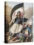 France, Paris, Greek War of Independence, Insurrection Flag-null-Stretched Canvas