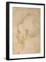 France, Paris, Head of a Young Woman-null-Framed Giclee Print