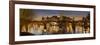 France, Paris, Hotel De Ville, Pont of the Arts, Seine, Lighting, Evening-Rainer Mirau-Framed Photographic Print