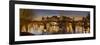 France, Paris, Hotel De Ville, Pont of the Arts, Seine, Lighting, Evening-Rainer Mirau-Framed Photographic Print