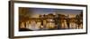 France, Paris, Hotel De Ville, Pont of the Arts, Seine, Lighting, Evening-Rainer Mirau-Framed Photographic Print