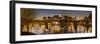 France, Paris, Hotel De Ville, Pont of the Arts, Seine, Lighting, Evening-Rainer Mirau-Framed Photographic Print