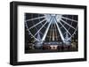 France, Paris, Ile De France, Tuileries, Place De La Concorde, Ferris Wheel, Detail, Evening-Rainer Mirau-Framed Photographic Print