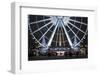 France, Paris, Ile De France, Tuileries, Place De La Concorde, Ferris Wheel, Detail, Evening-Rainer Mirau-Framed Photographic Print