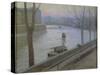 France, Paris, Ile Saint-Louis-Scipione Pulzone-Stretched Canvas