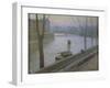 France, Paris, Ile Saint-Louis-Scipione Pulzone-Framed Giclee Print