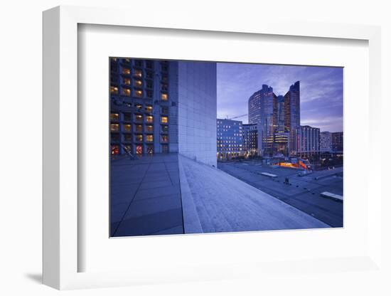 France, Paris, La Defense, High Rises-Rainer Mirau-Framed Photographic Print