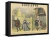 France, Paris, Lithograph Depicting Final Act of "Rigoletto"-Giuseppe Verdi-Framed Stretched Canvas