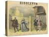 France, Paris, Lithograph Depicting Final Act of "Rigoletto"-Giuseppe Verdi-Stretched Canvas