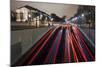 France, Paris, Louvre, Quai Des Tuileries, Street Scene, Light Tracks, Night-Rainer Mirau-Mounted Photographic Print