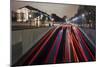 France, Paris, Louvre, Quai Des Tuileries, Street Scene, Light Tracks, Night-Rainer Mirau-Mounted Photographic Print