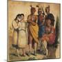 France, Paris, Native Americans in 1850-null-Mounted Giclee Print