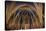 France, Paris, Notre Dame Cathedral, Lower Church, Apse, Ribbed Vaulted Ceiling-Samuel Magal-Stretched Canvas