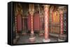 France, Paris, Notre Dame Cathedral, Lower Church, Decorated Gothic Piers-Samuel Magal-Framed Stretched Canvas