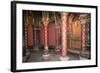 France, Paris, Notre Dame Cathedral, Lower Church, Decorated Gothic Piers-Samuel Magal-Framed Photographic Print