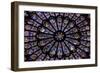 France, Paris, Notre Dame, Rose Window-null-Framed Photographic Print