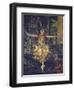 France, Paris, Painting of the Russian Dancer Tamara Karsavina in the Firebird by Igor Stravinsky-null-Framed Giclee Print