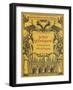 France, Paris, Playbill for Performance Boris Godunov by Modest Petrovic Musorgskij the Paris Opera-null-Framed Giclee Print