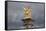 France, Paris, Pont Alexander III Bridge, Golden Statue-Samuel Magal-Framed Stretched Canvas