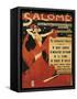 France, Paris, Poster of Opera Salome-Richard Strauss-Framed Stretched Canvas