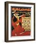 France, Paris, Poster of Opera Salome-Richard Strauss-Framed Giclee Print