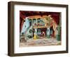 France, Paris, Reconstruction of the Scenes-null-Framed Giclee Print