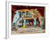 France, Paris, Reconstruction of the Scenes-null-Framed Giclee Print