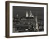 France, Paris, Sacre Coeur and Trinite D' Estienne D' Orves Church-Walter Bibikow-Framed Photographic Print