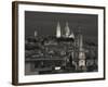 France, Paris, Sacre Coeur and Trinite D' Estienne D' Orves Church-Walter Bibikow-Framed Photographic Print