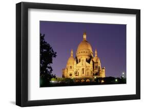 France, Paris, Sacré-Coeur at dusk.-Sergio Pitamitz-Framed Photographic Print