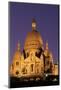 France, Paris, Sacré-Coeur at dusk.-Sergio Pitamitz-Mounted Photographic Print