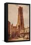 France, Paris, Saint-Jacques Tower by Francois-Etienne Villeret-null-Framed Stretched Canvas