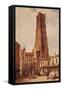 France, Paris, Saint-Jacques Tower by Francois-Etienne Villeret-null-Framed Stretched Canvas