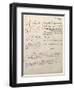 France, Paris, Score Manuscript of L'Arlesienne, 1872-null-Framed Giclee Print